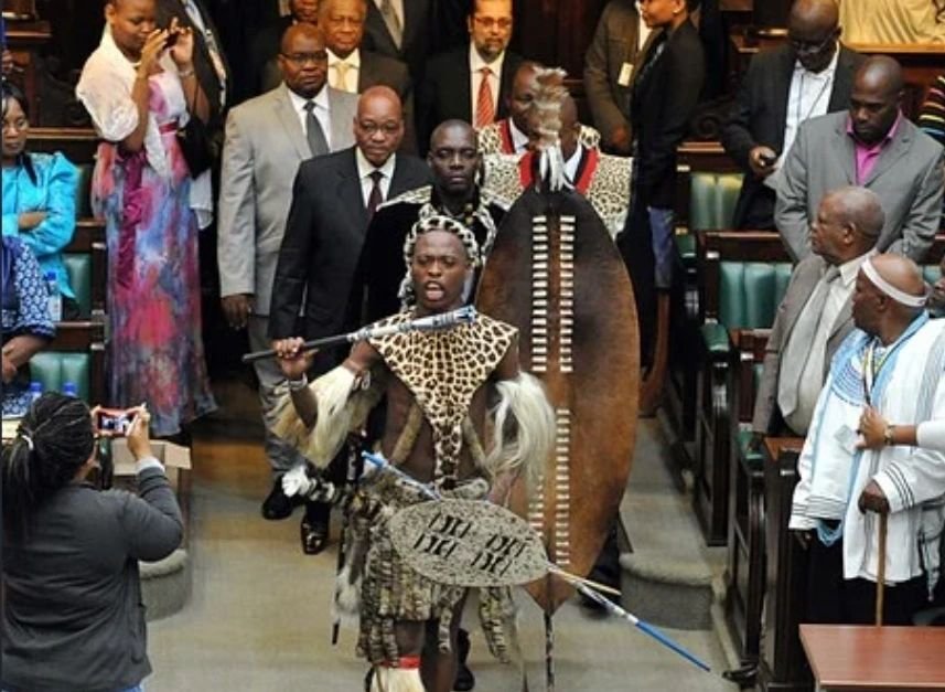 Traditional leaders at an assembly